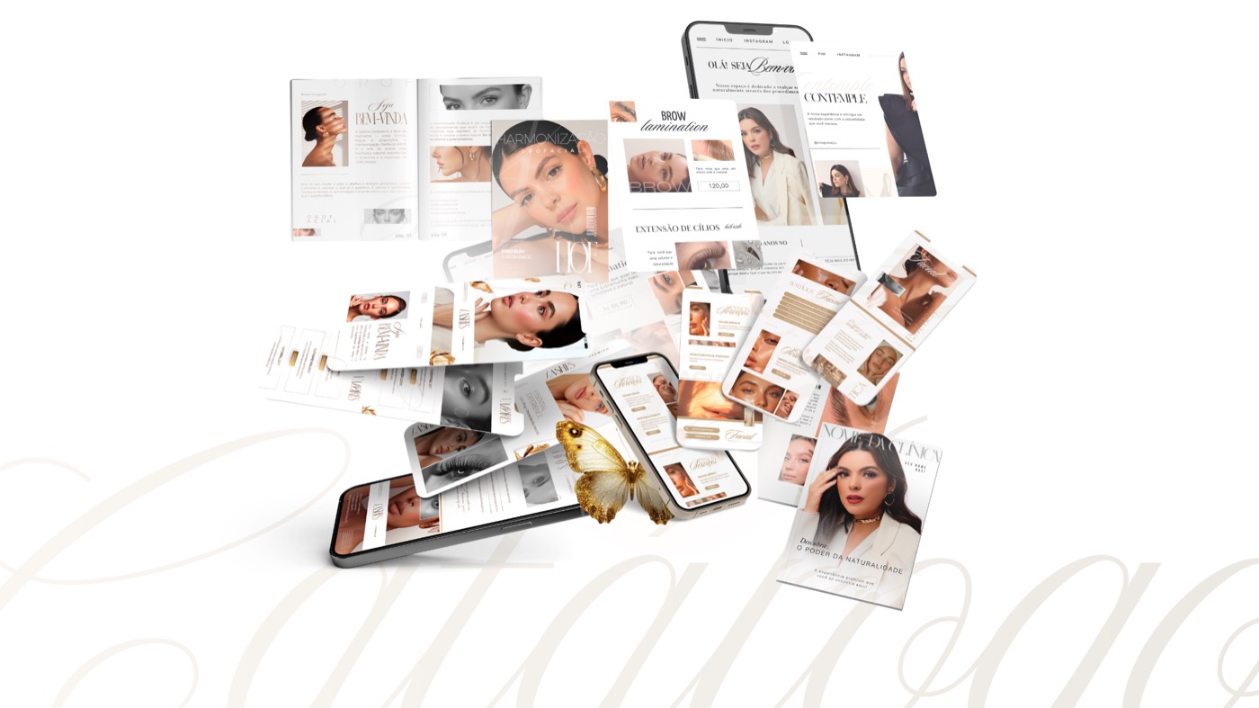 Materiais do Catálogo Beauty